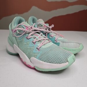 Adidas Youth D.O.N. Issue 2 J Clear Mint Acid Mint Shoes FZ1427 Sz‎ 6